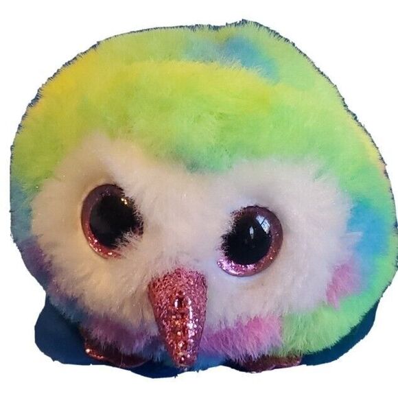 TY Ballz Pull Tabitha & Owen Plush Glitter Eye Stuffed Animal Toy - Picture 2 of 16